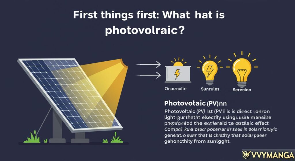 First things first: What is photovoltaic?