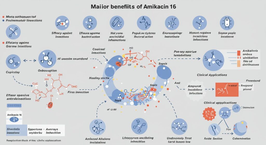 Major benefits of using amikaf16
