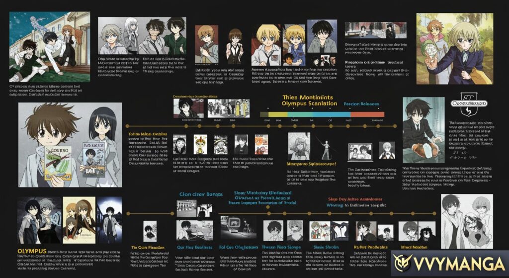 How did Olympus scanlation become established in the scanlation community?