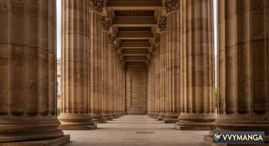 Central columns of this structure