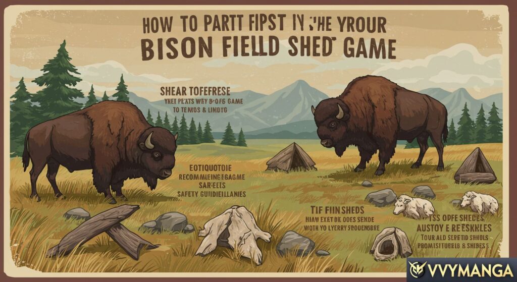 Tips to participate in your first bison field shed game