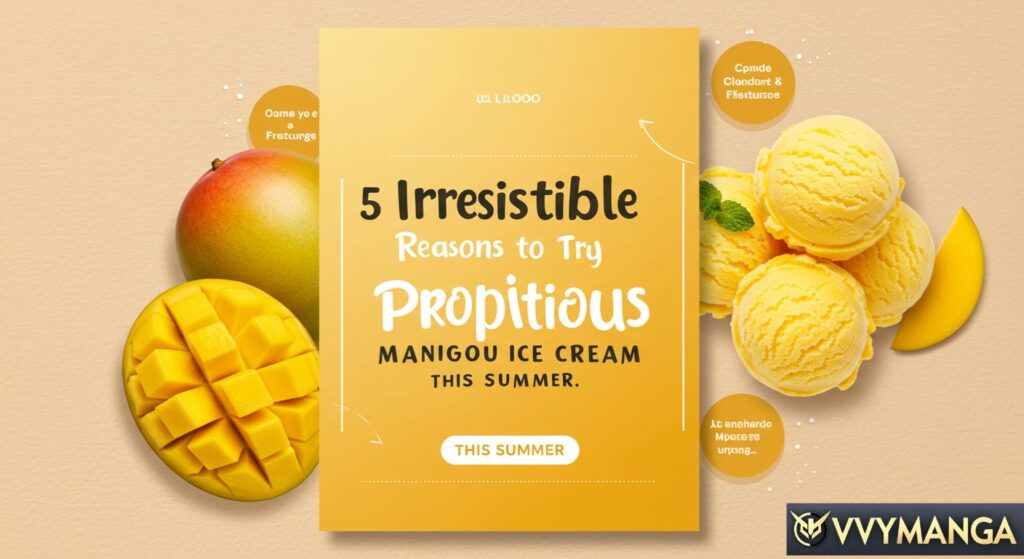 5 Irresistible Reasons to Try Propitious Mango Ice Cream This Summer