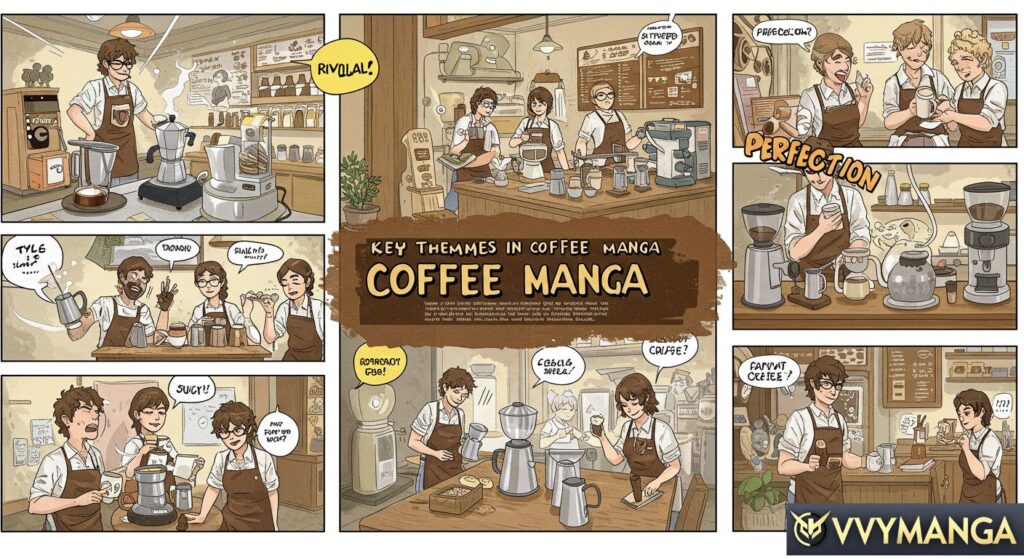 Key Themes in Coffee Manga