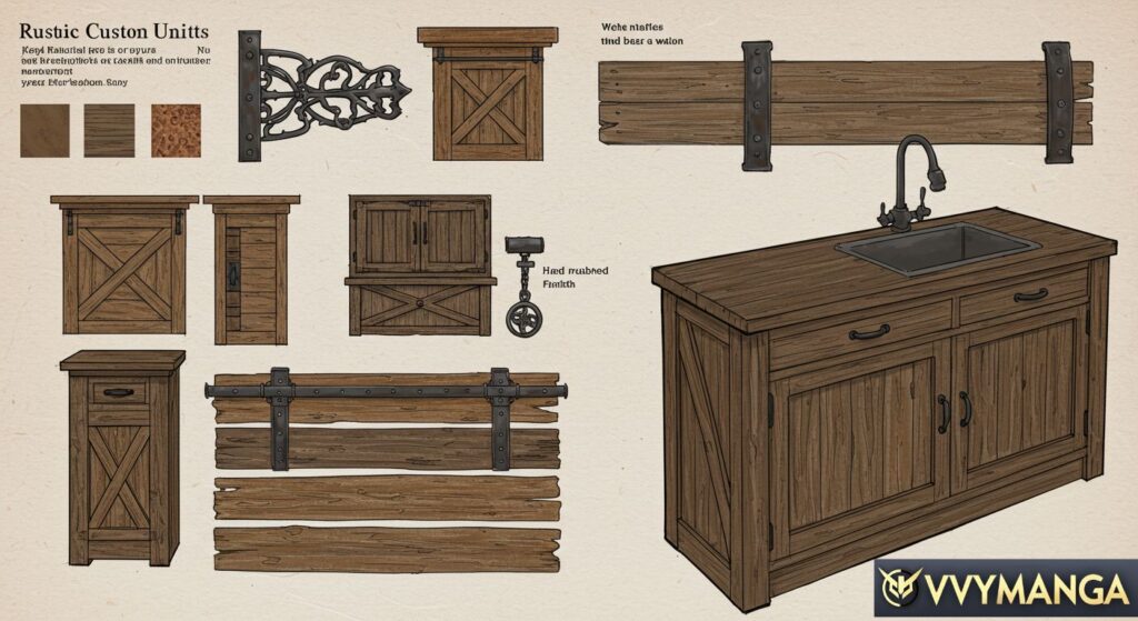 Key Materials & Finishes for Rustic Custom Units
