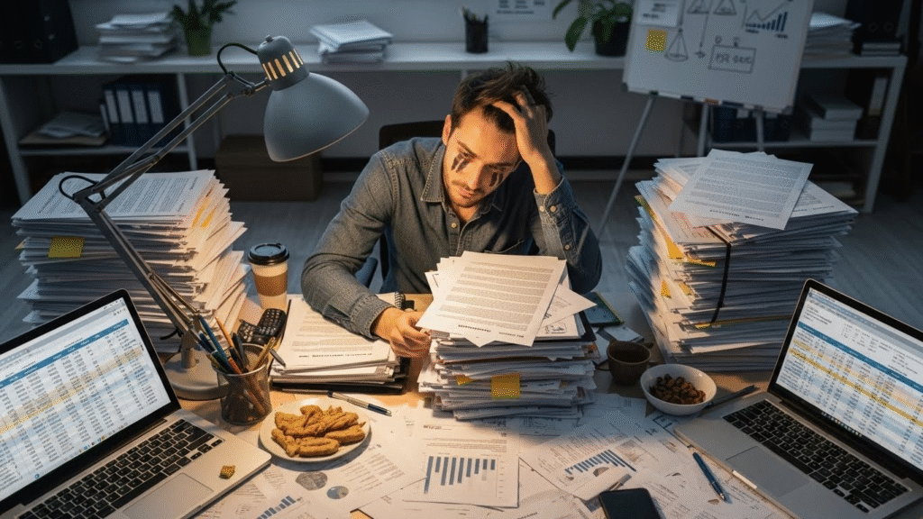 Meet Alex: A Founder Drowning in Paperwork