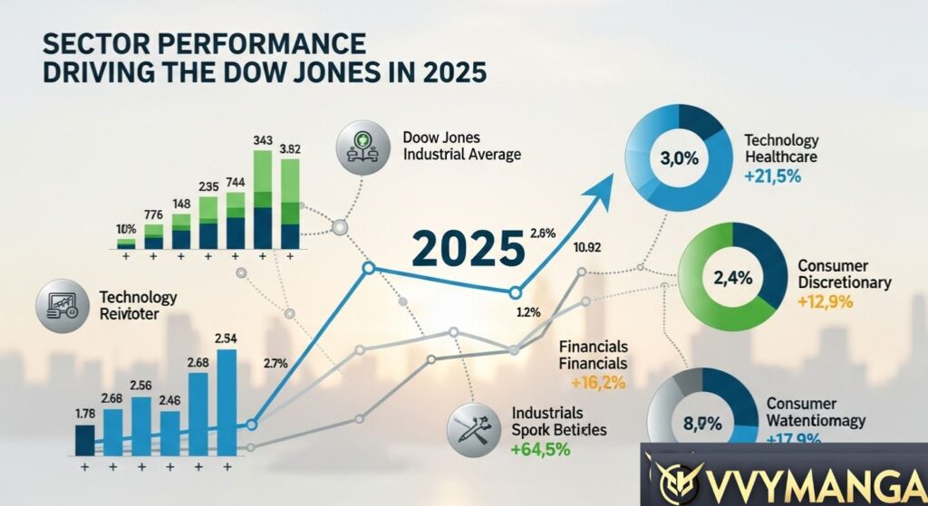 Sector Performance Driving the Dow Jones in 2025