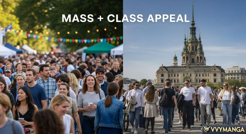 Perfect Blend of Mass + Class Appeal