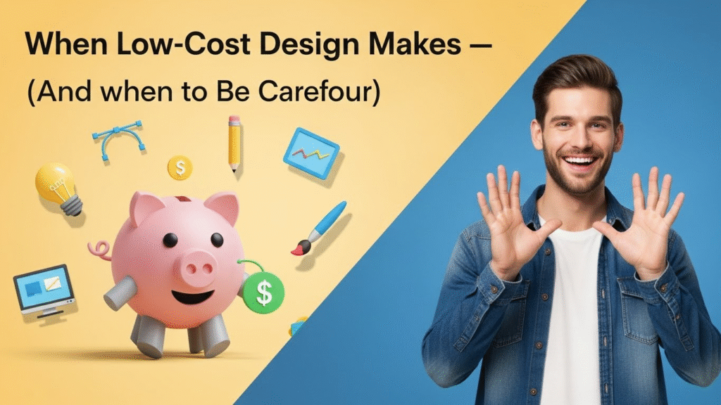 When Low-Cost Design Makes Sense — (And When to Be Careful)